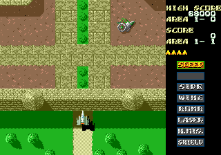 Slap Fight MD screenshot 4 for Sega Mega Drive